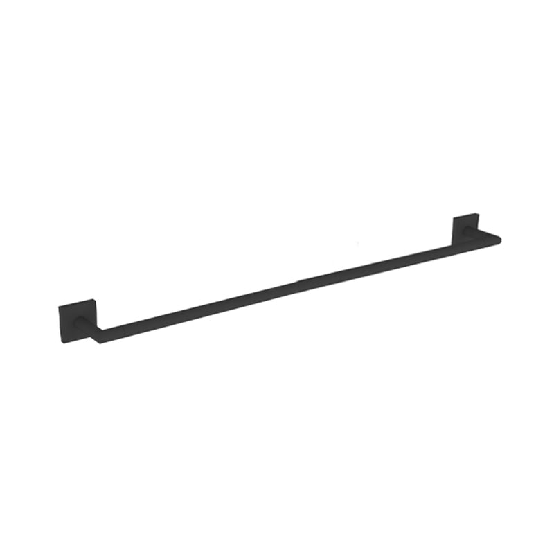 Atlanta Single Towel Bar - Wall Mount - 30" Zinc/Matt Black