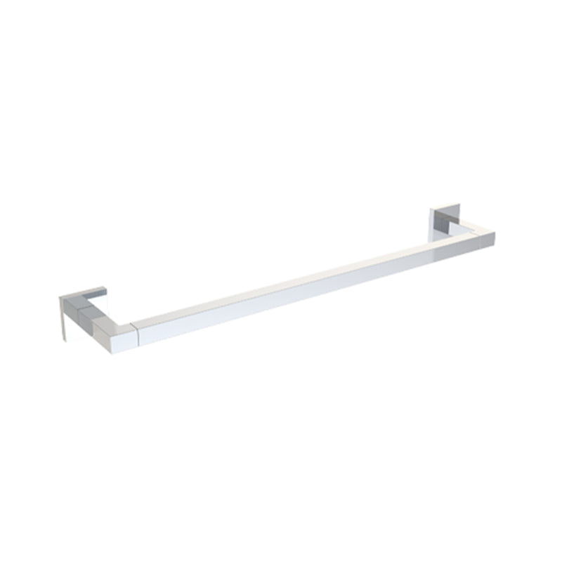 Boston Single Towel Bar - Wall Mount - 12" Zinc/Polished Chrome