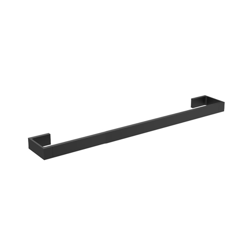 Chicago Single Towel Bar - Wall Mount - 24" Zinc/Matt Black