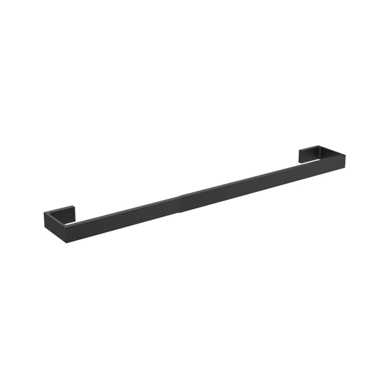 Chicago Single Towel Bar - Wall Mount - 30" Zinc/Matt Black