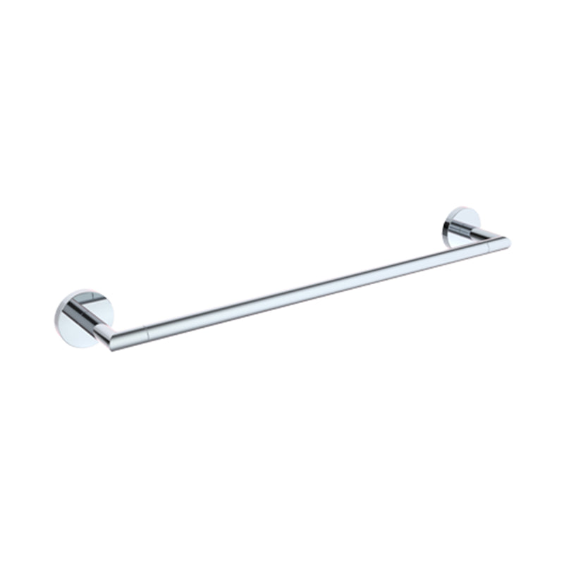 Seattle Single Towel Bar - Wall Mount - 12" Zinc/Polished Chrome