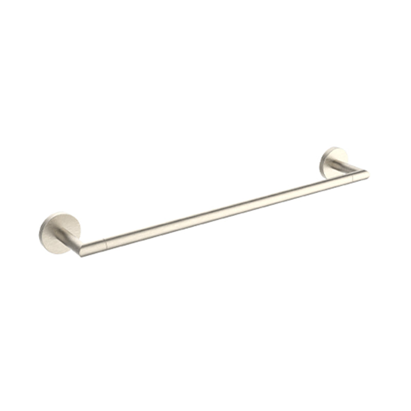 Seattle Single Towel Bar - Wall Mount - 12" Zinc/Brushed Nickel