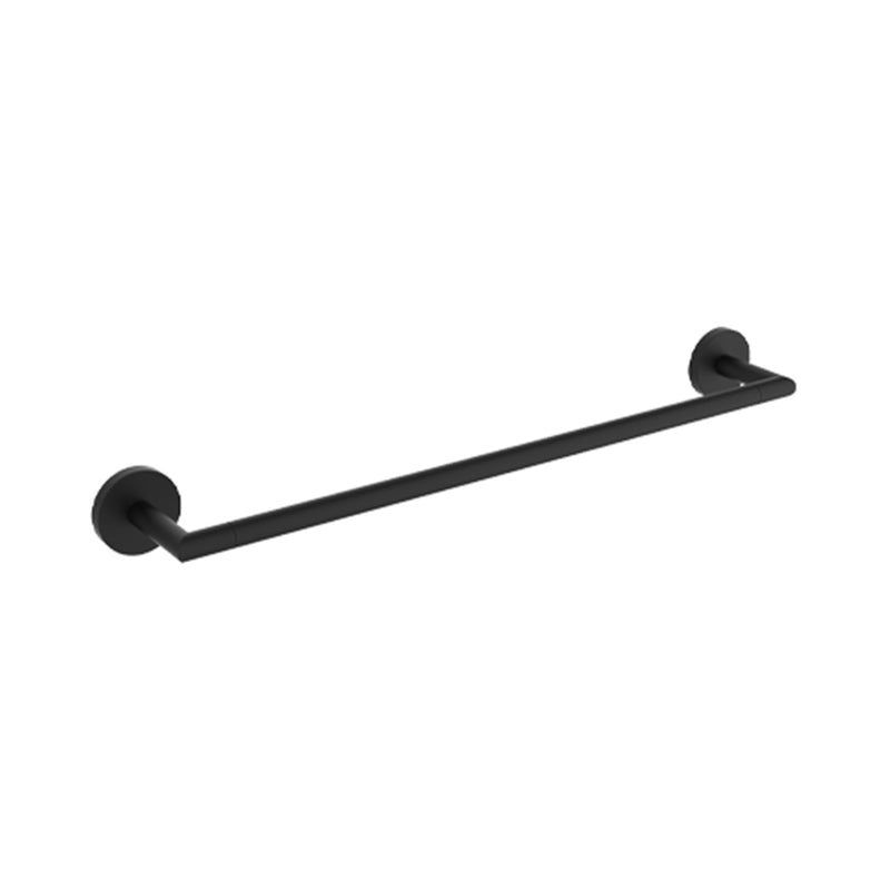 Seattle Single Towel Bar - Wall Mount - 12" Zinc/Matt Black