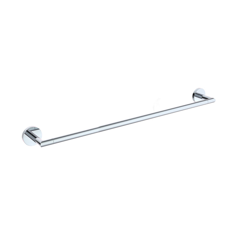 Seattle Single Towel Bar - Wall Mount - 24" Zinc/Polished Chrome