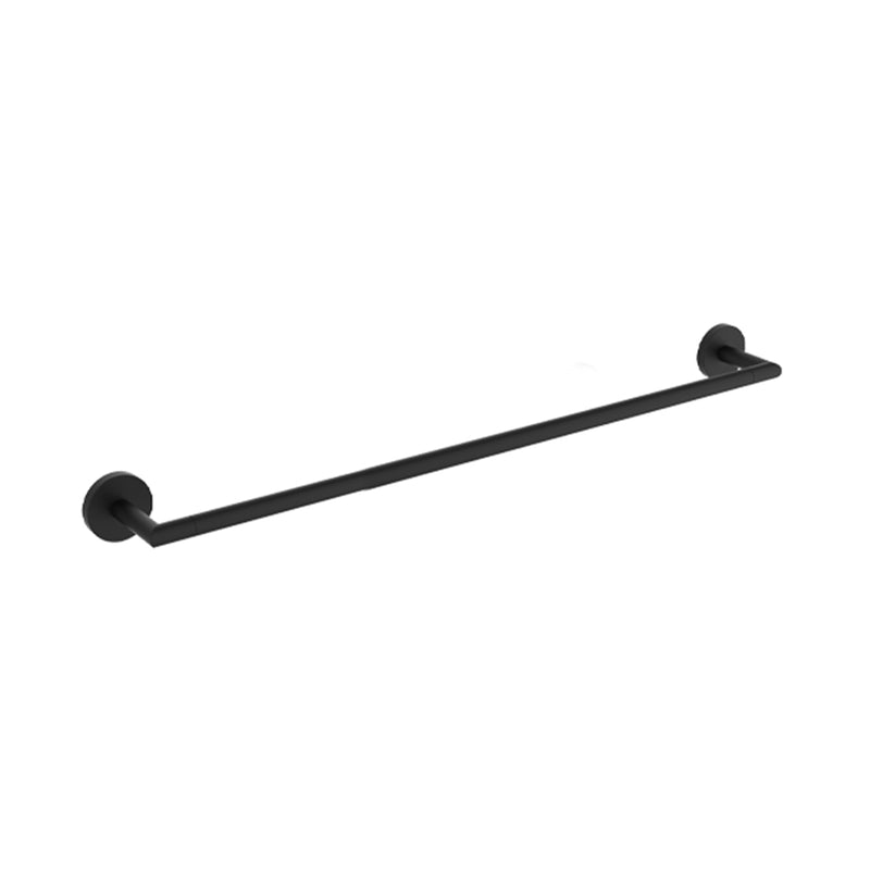 Seattle Single Towel Bar - Wall Mount - 24" Zinc/Matt Black