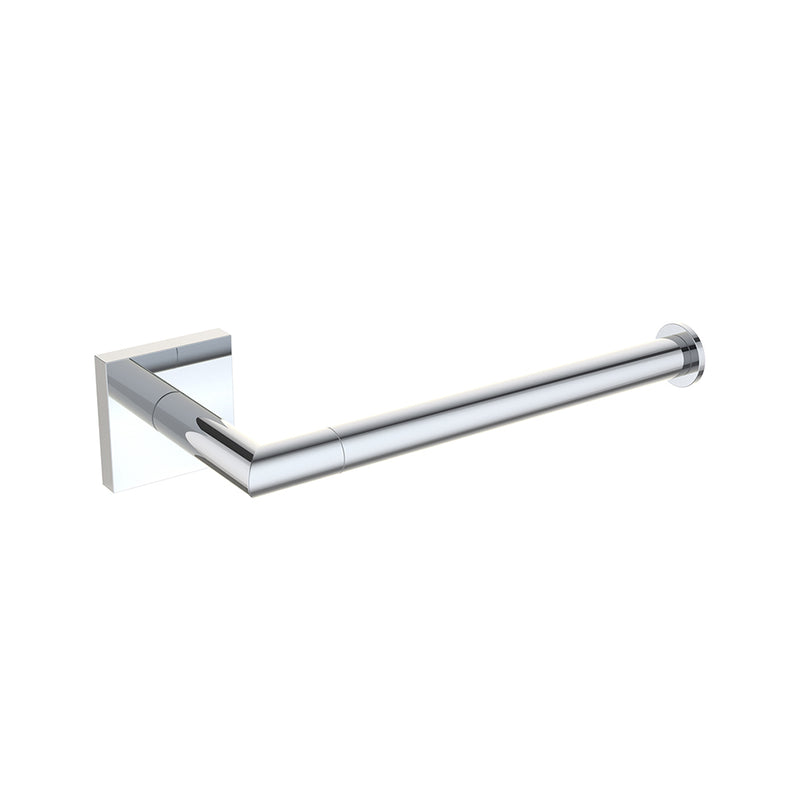 Atlanta Toilet Paper Holder - Wall Mount - 7" Zinc/Polished Chrome