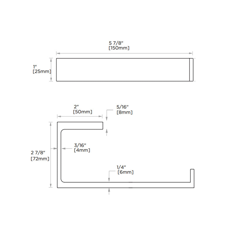 Chicago Toilet Paper Holder - Wall Mount - 6" Zinc/Brushed Nickel