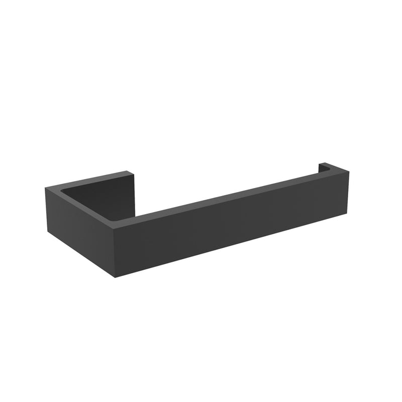 Chicago Toilet Paper Holder - Wall Mount - 6" Zinc/Matt Black