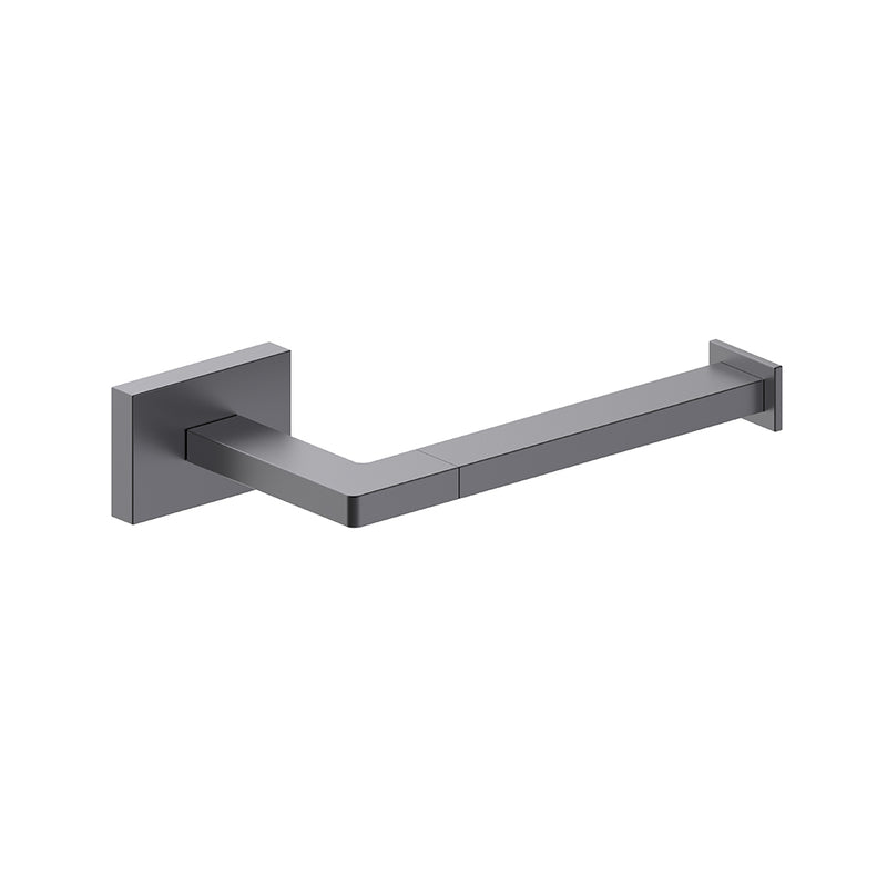 Houston Toilet Paper Holder - Wall Mount - 7" Zinc/Matt Black
