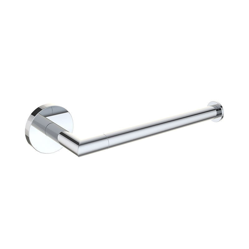 Seattle Toilet Paper Holder - Wall Mount - 7" Zinc/Polished Chrome
