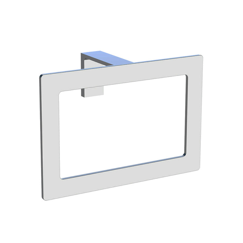 Chicago Towel Ring - Wall Mount - 8" Zinc/Polished Chrome