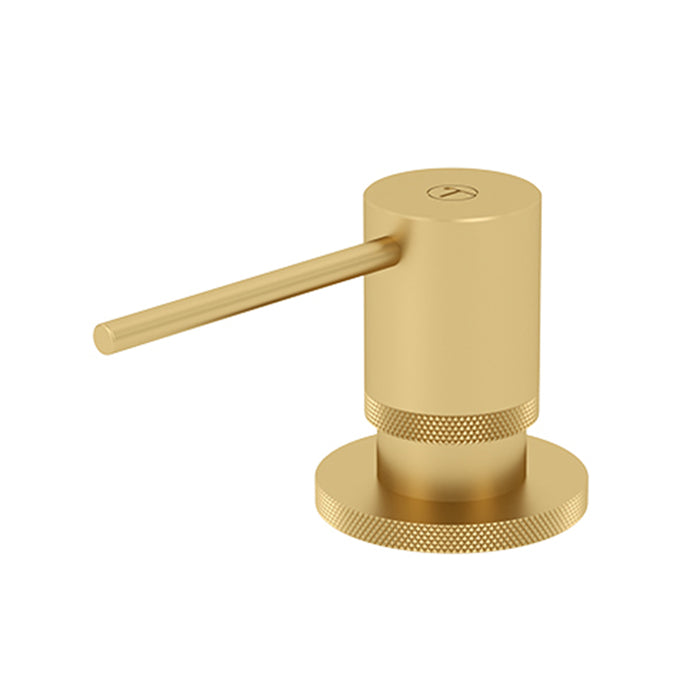 Bellacio-F Kitchen Soap Dispenser - Built-In - 4" Brass/Brushed Gold