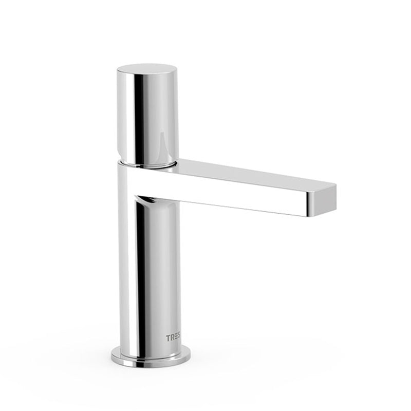 Project-tres Bathroom Faucet - Single Hole - 7" Brass/Polished Chrome