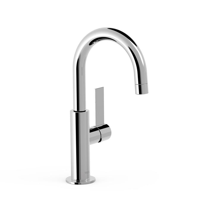 Project-tres Bathroom Faucet - Single Hole - 11" Brass/Polished Chrome