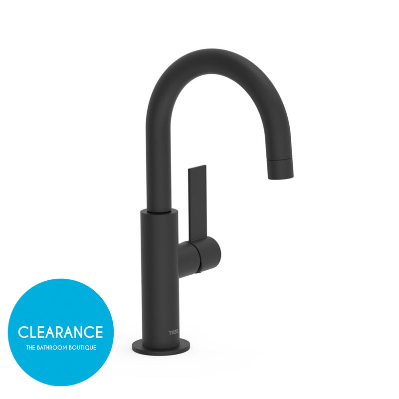 Project-tres Bathroom Faucet - Single Hole - 11" Brass/Matt Black (Final Sale)
