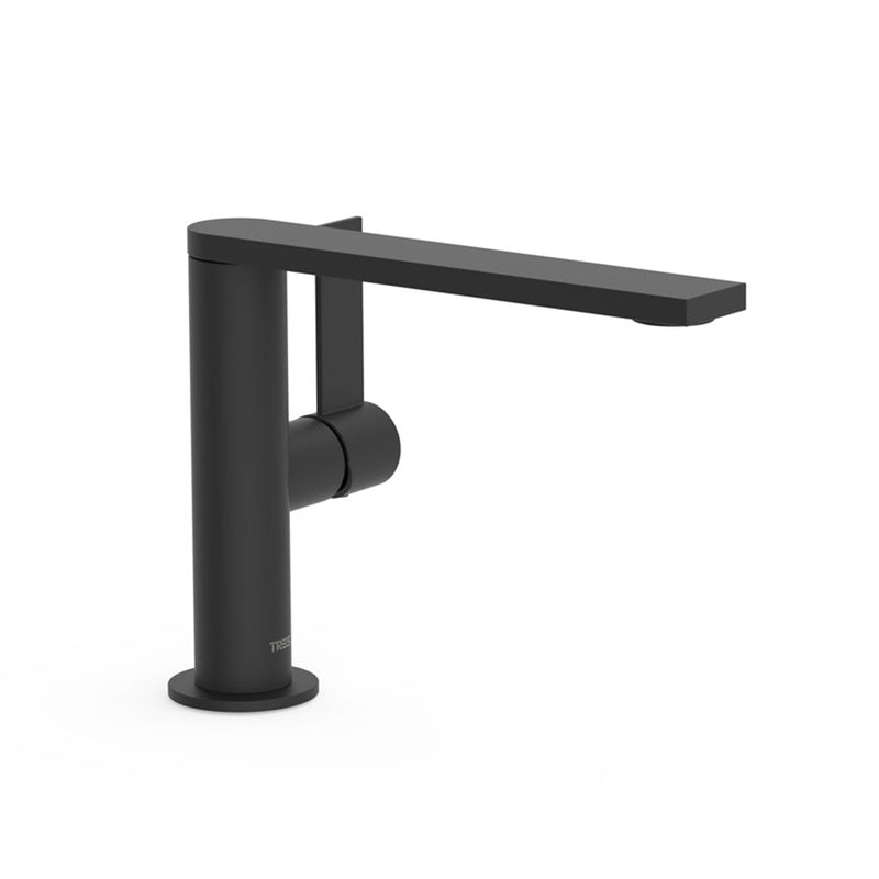 Project-tres Bathroom Faucet - Single Hole - 7" Brass/Matt Black