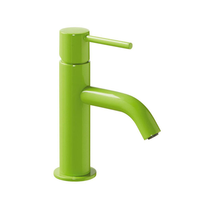 Study Bathroom Faucet - Single Hole - 7" Brass/Green - Last Unit Special Offer