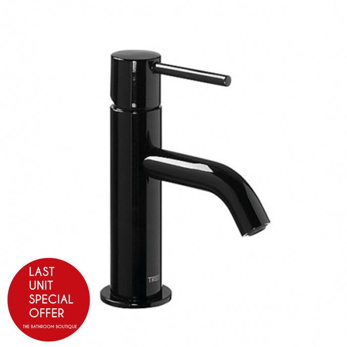 Study Bathroom Faucet - Single Hole - 7" Brass/Gloss Black - Last Unit Special Offer
