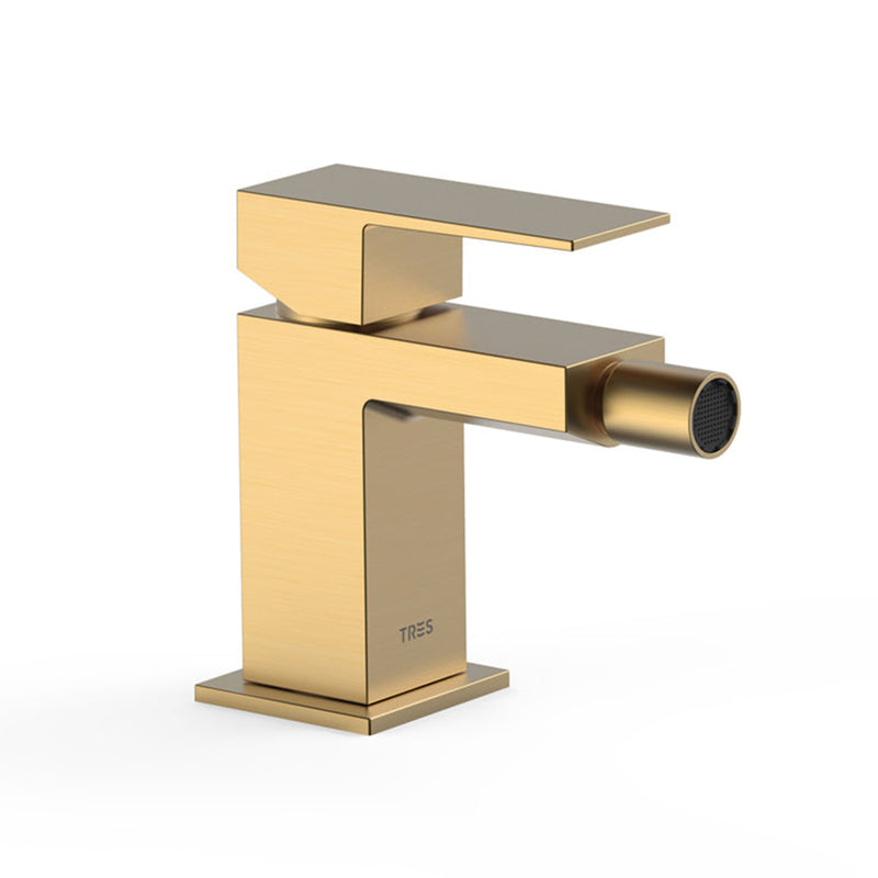 Cuadro Bidet Faucet - Single Hole - 5" Brass/Matt Gold