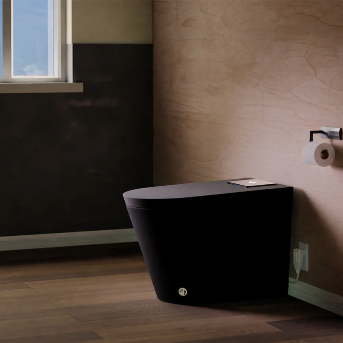 Nobelet Smart Toilets - Floor Mount - 17" Ceramic/Matte Black