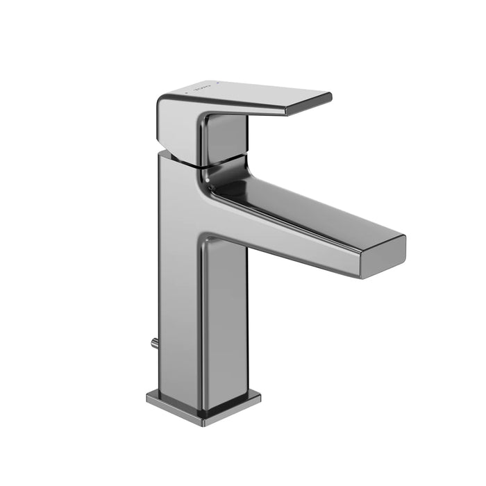 Gb Bathroom Faucet - Single Hole - 9" Brass/Polished Chrome