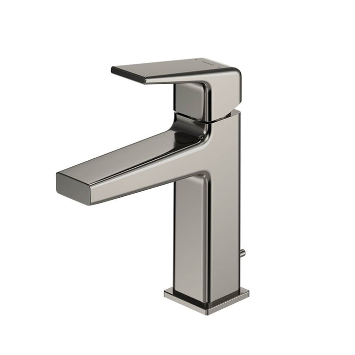 Gb Bathroom Faucet - Single Hole - 9" Brass/Polished Nickel