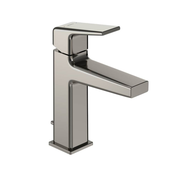Gb Bathroom Faucet - Single Hole - 9" Brass/Polished Nickel