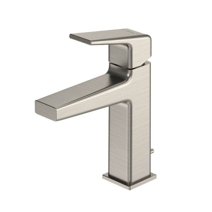 Gb Bathroom Faucet - Single Hole - 9" Brass/Brushed Nickel