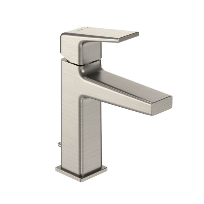 Gb Bathroom Faucet - Single Hole - 9" Brass/Brushed Nickel