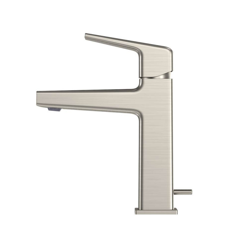 Gb Bathroom Faucet - Single Hole - 9" Brass/Brushed Nickel