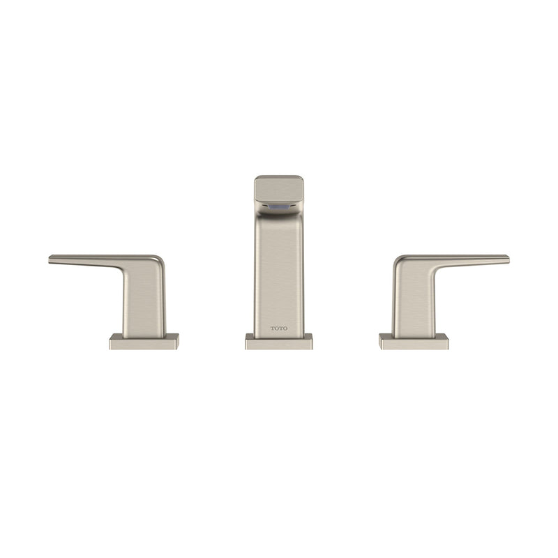 Gb Bathroom Faucet - Widespread - 8" Brass/Brushed Nickel