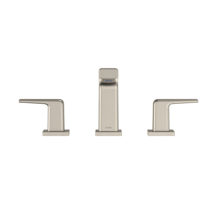 Gb Bathroom Faucet - Widespread - 8" Brass/Brushed Nickel