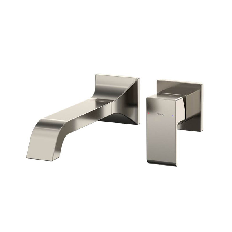 Gc Bathroom Faucet - Wall Mount - 5" Brass/Polished Nickel