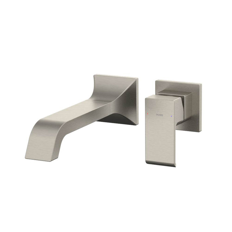 Gc Bathroom Faucet - Wall Mount - 5" Brass/Brushed Nickel