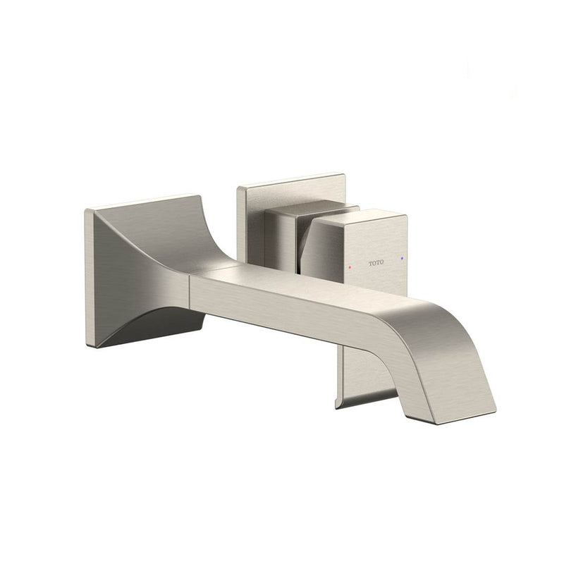 Gc Bathroom Faucet - Wall Mount - 5" Brass/Brushed Nickel