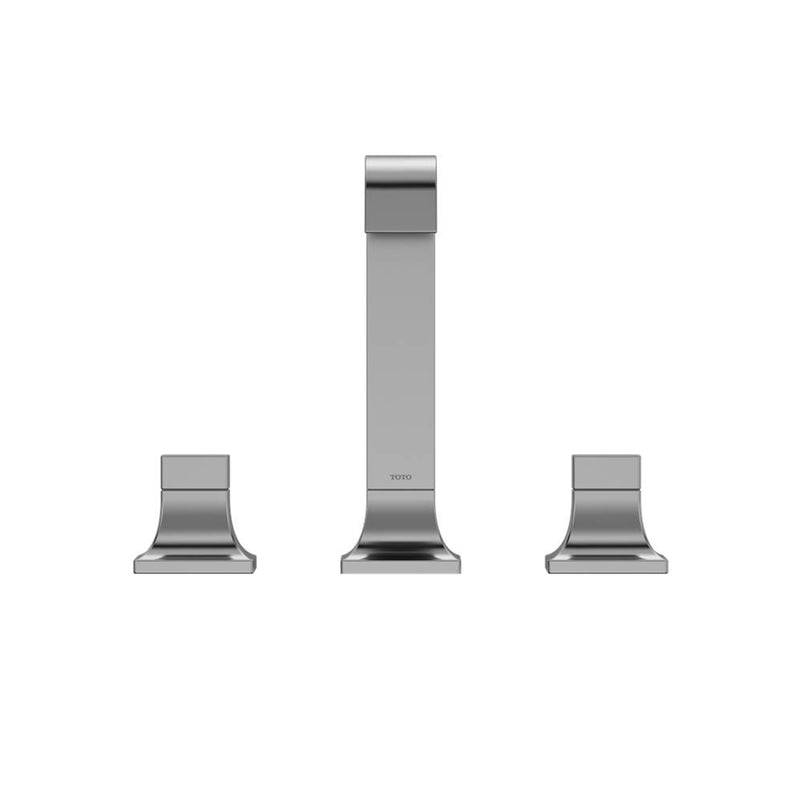 Gc Bathroom Faucet - Widespread - 8" Brass/Polished Chrome