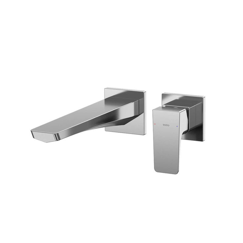 Ge Bathroom Faucet - Wall Mount - 5" Brass/Polished Chrome