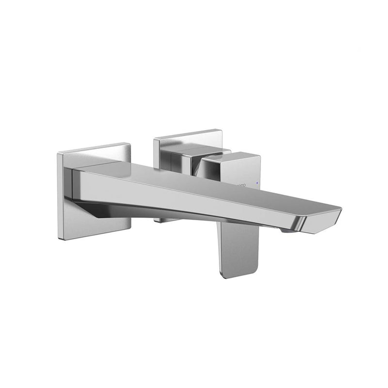 Ge Bathroom Faucet - Wall Mount - 5" Brass/Polished Chrome