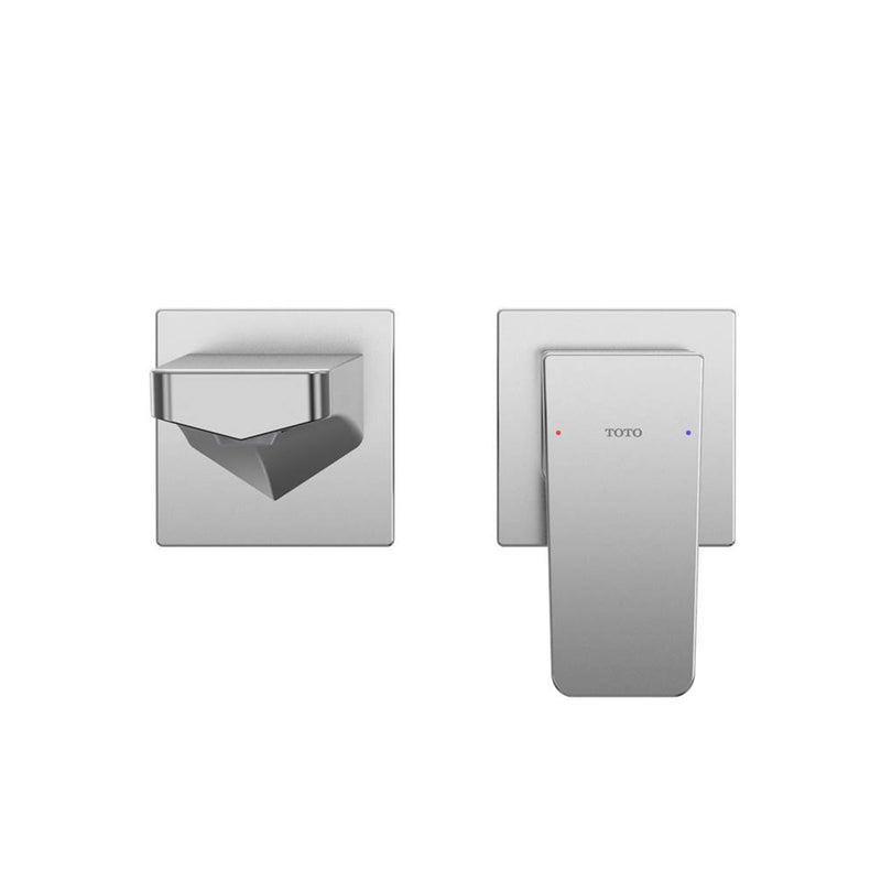 Ge Bathroom Faucet - Wall Mount - 5" Brass/Polished Chrome