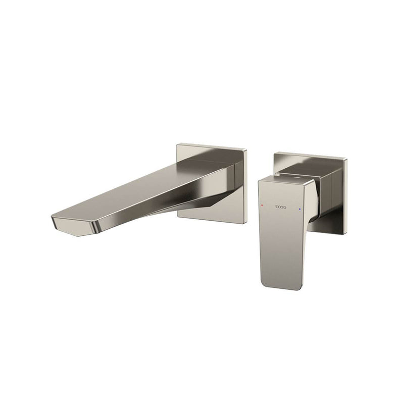 Ge Bathroom Faucet - Wall Mount - 5" Brass/Polished Nickel