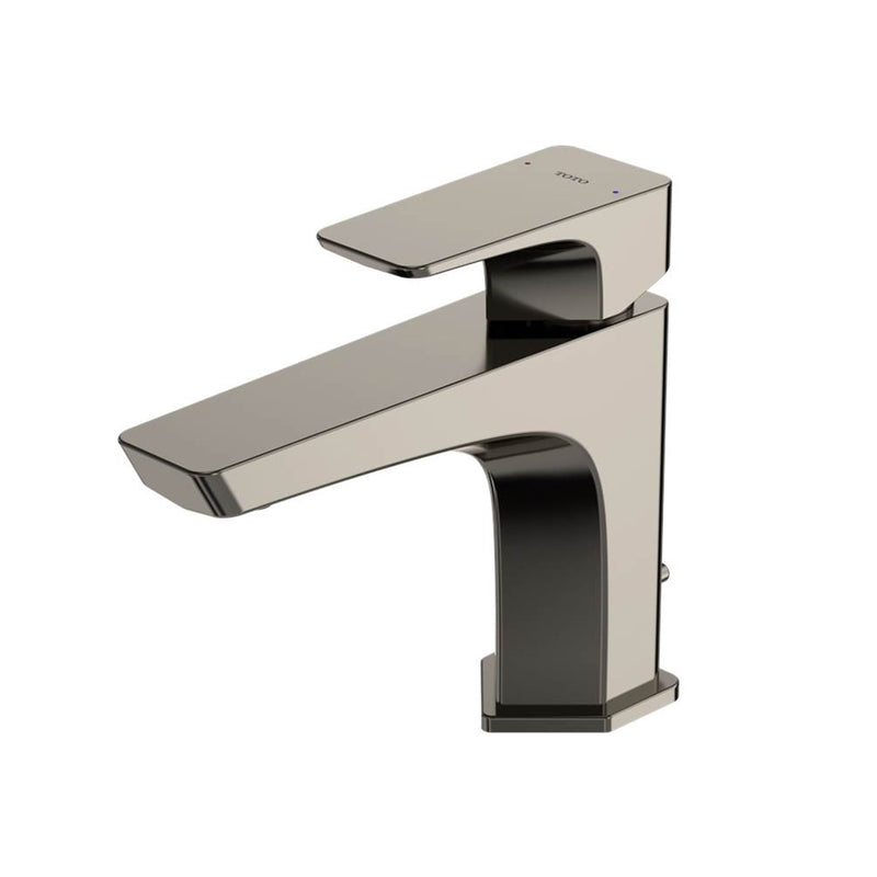 Ge Bathroom Faucet - Single Hole - 7" Brass/Polished Nickel