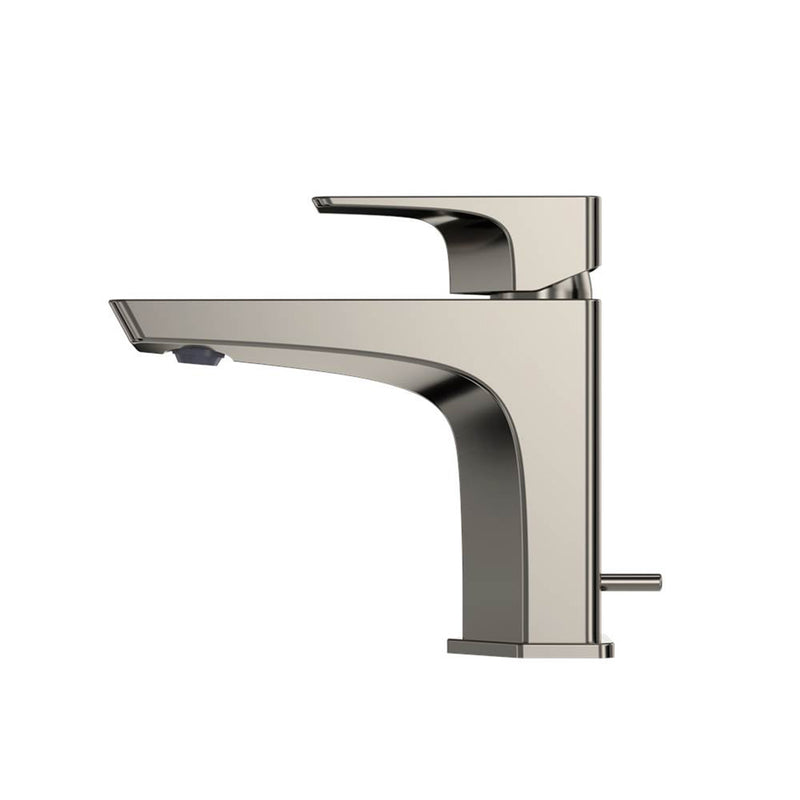 Ge Bathroom Faucet - Single Hole - 7" Brass/Polished Nickel
