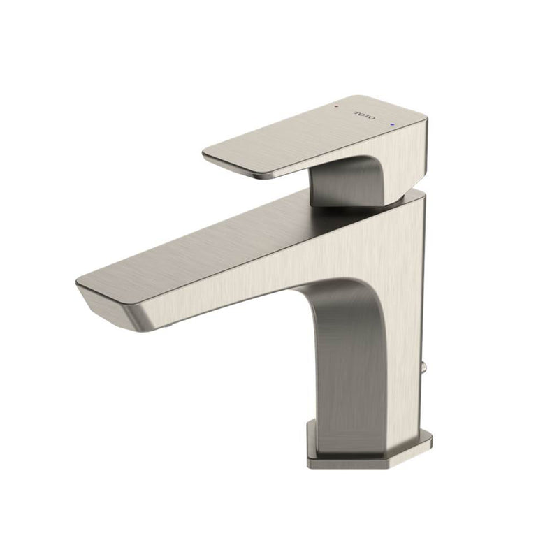 Ge Bathroom Faucet - Single Hole - 7" Brass/Brushed Nickel
