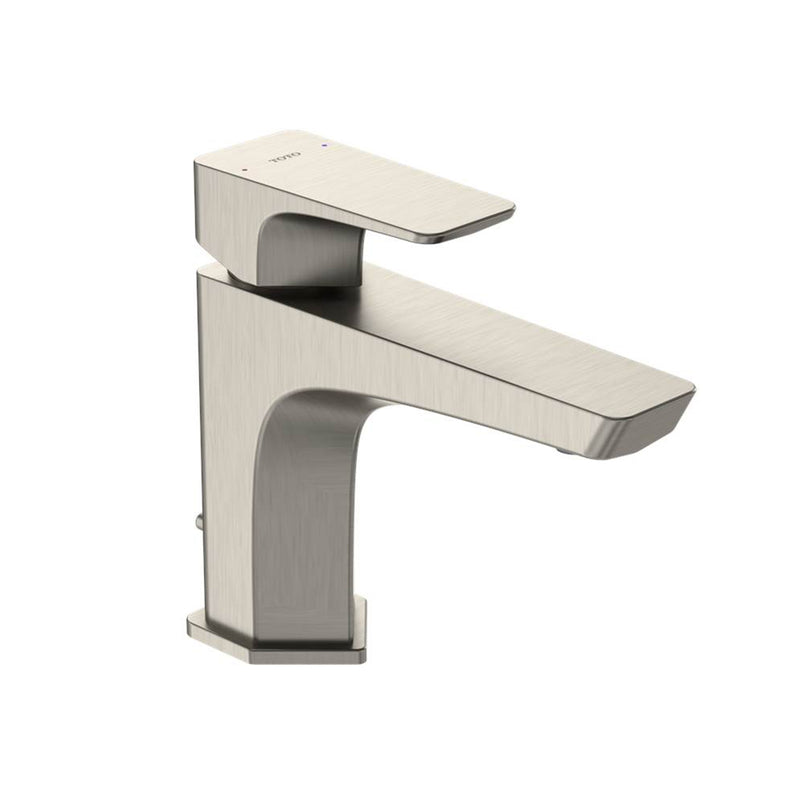 Ge Bathroom Faucet - Single Hole - 7" Brass/Brushed Nickel