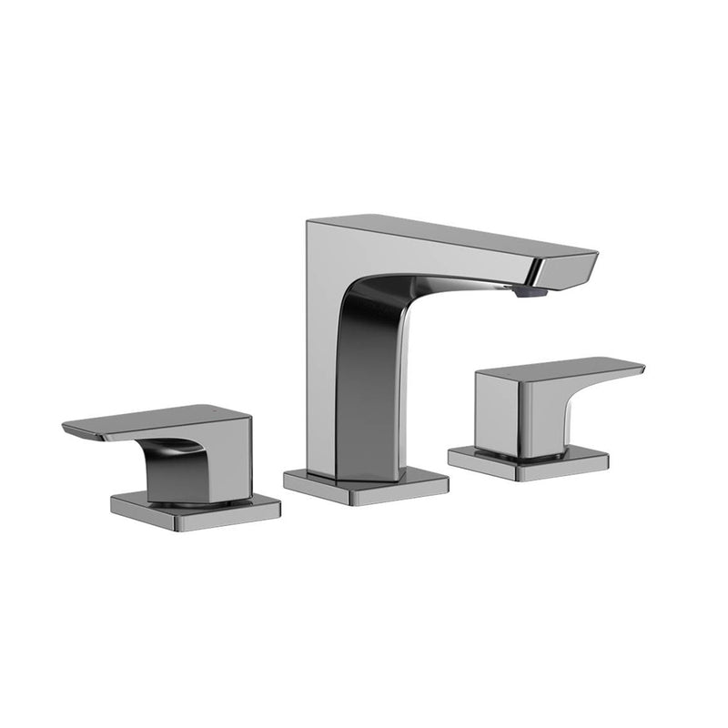 Ge Bathroom Faucet - Widespread - 8" Brass/Polished Chrome