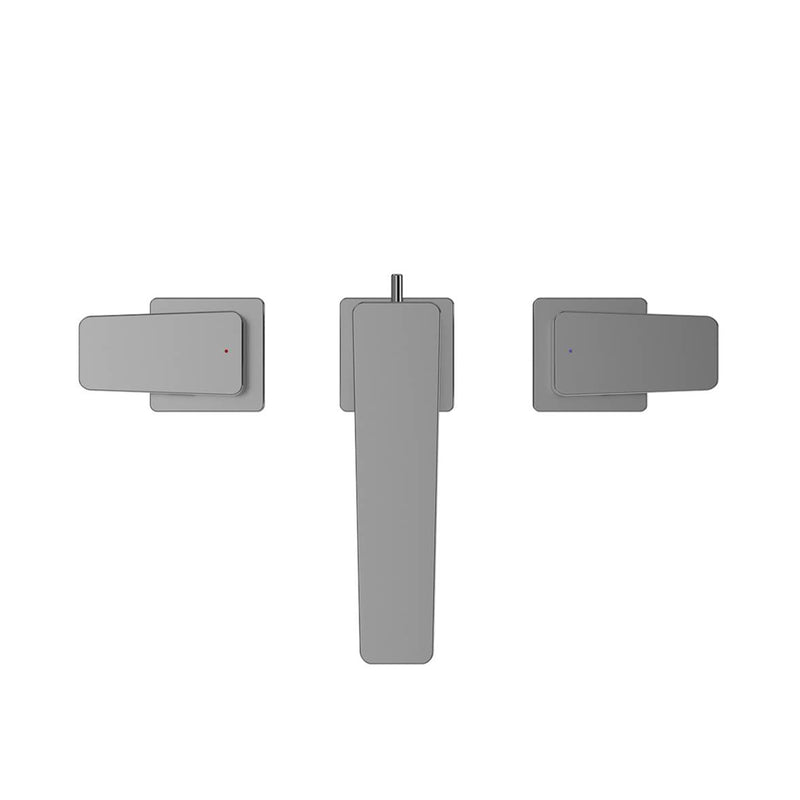 Ge Bathroom Faucet - Widespread - 8" Brass/Polished Chrome