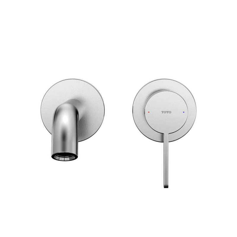 Gf Bathroom Faucet - Wall Mount - 5" Brass/Polished Chrome