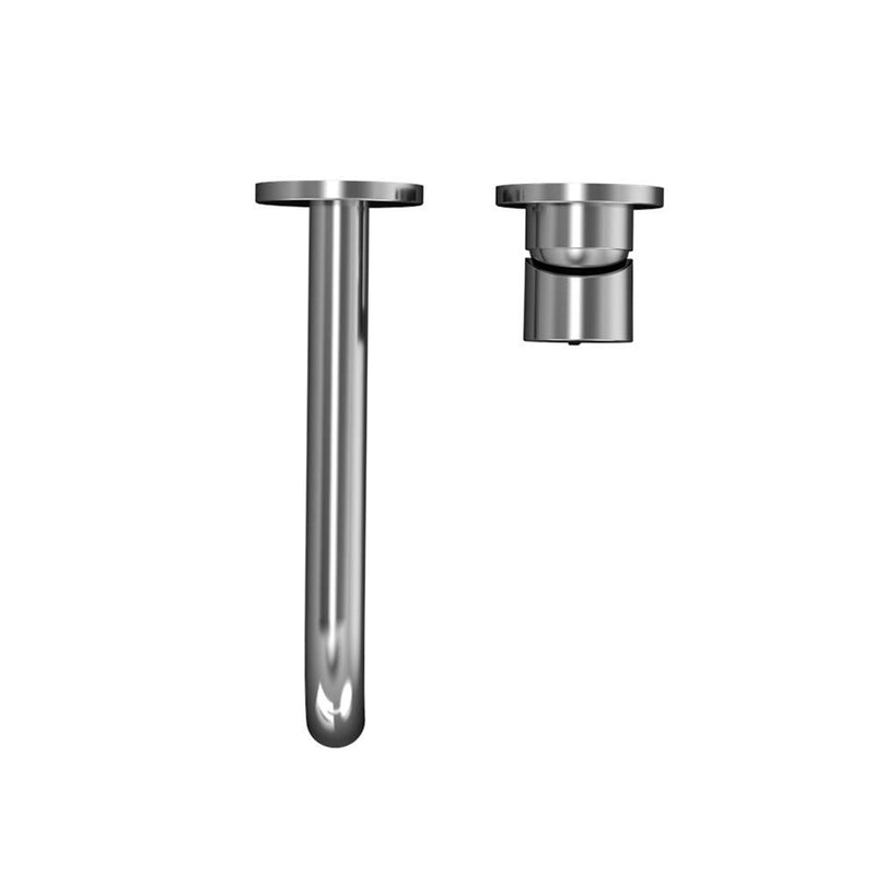 Gf Bathroom Faucet - Wall Mount - 5" Brass/Polished Chrome