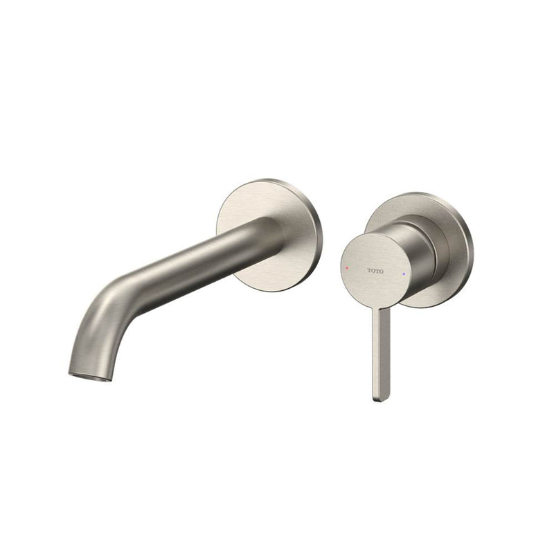 Gf Bathroom Faucet - Wall Mount - 5" Brass/Brushed Nickel