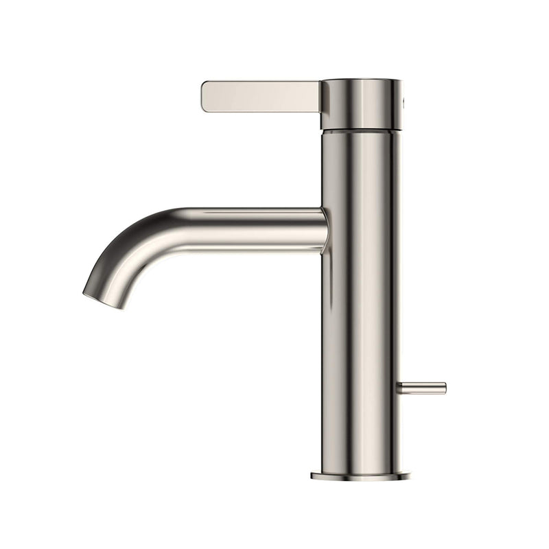 Gf Bathroom Faucet - Single Hole - 8" Brass/Polished Nickel